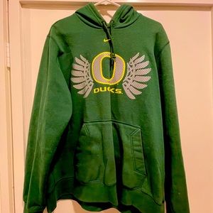 Sz Large Oregon Ducks Nike hoodie.
